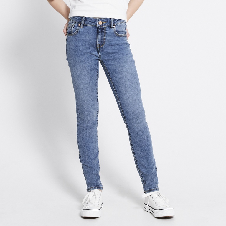 Mid waist skinny jeans "Skippy" Mid wash